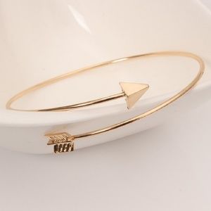Gold Arrow Bangle.